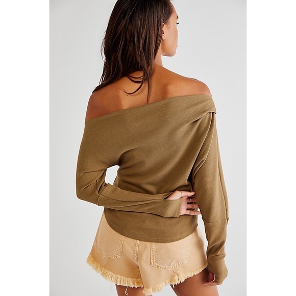 Free People Fuji Thermal in Earth Seed - Picture 2 of 12